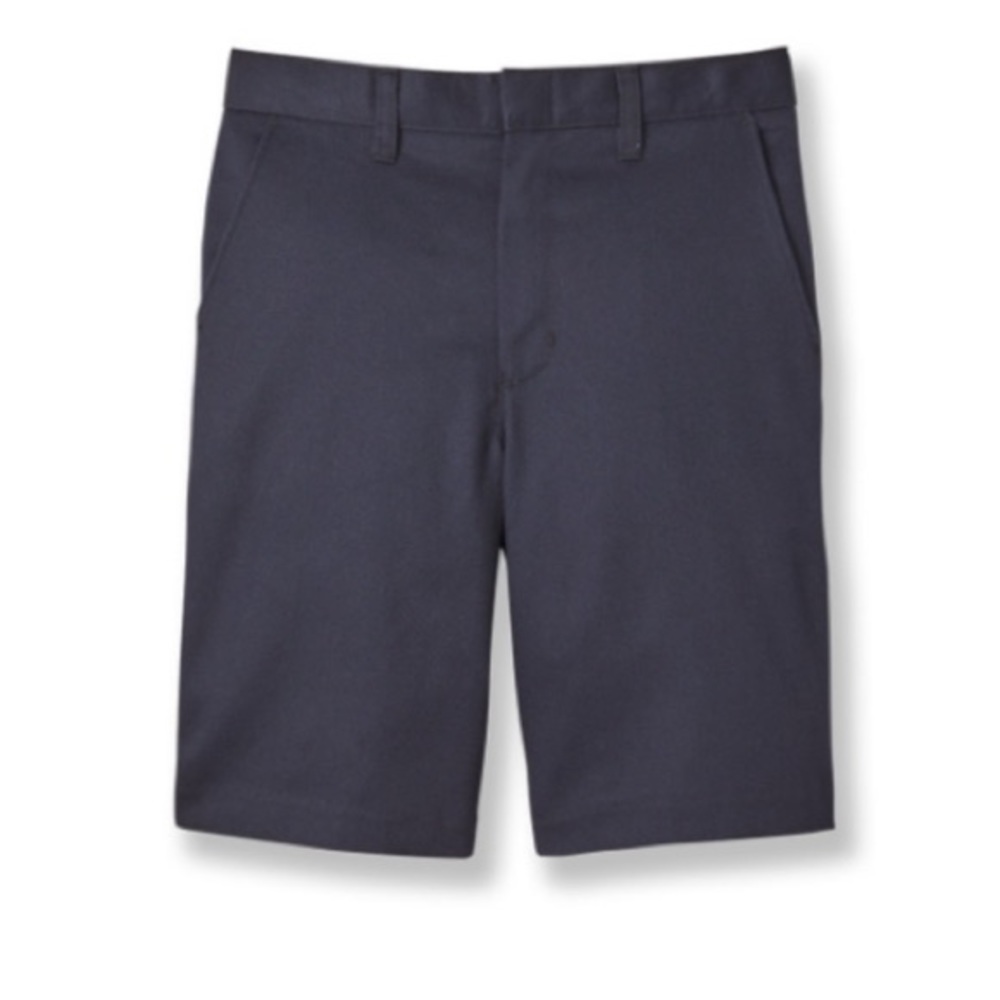 Flat front Navy blue shorts / Size: 12R